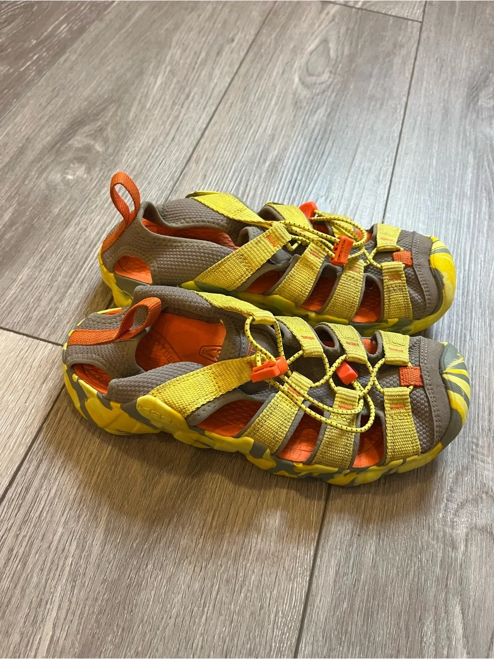 Keen Kids Hyperport H2 Evening Primrose/Steel Grey Size 5